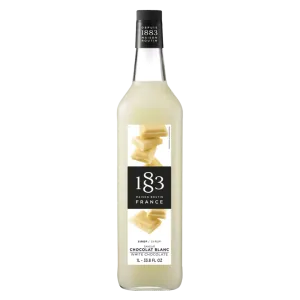 1883 White Chocolate Syrup 1L Glass Bottle