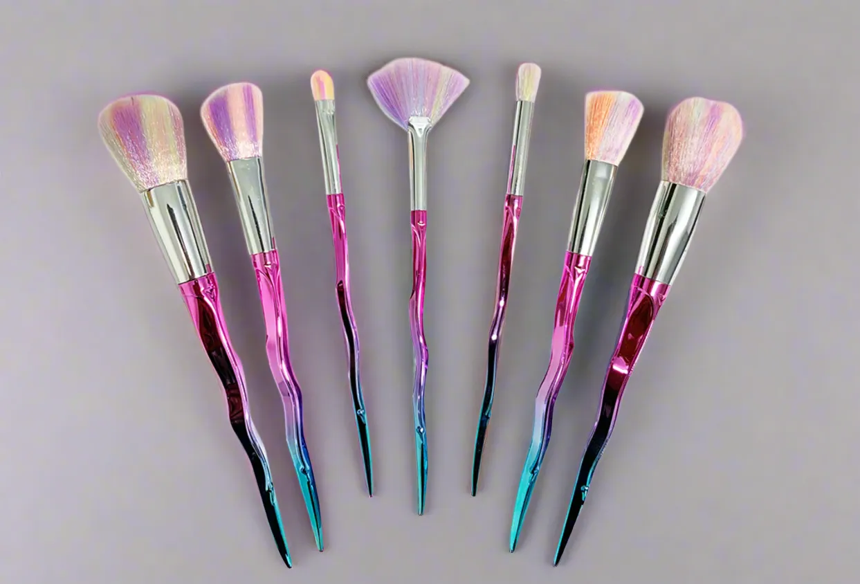 7pc Twist Makeup Brush Set