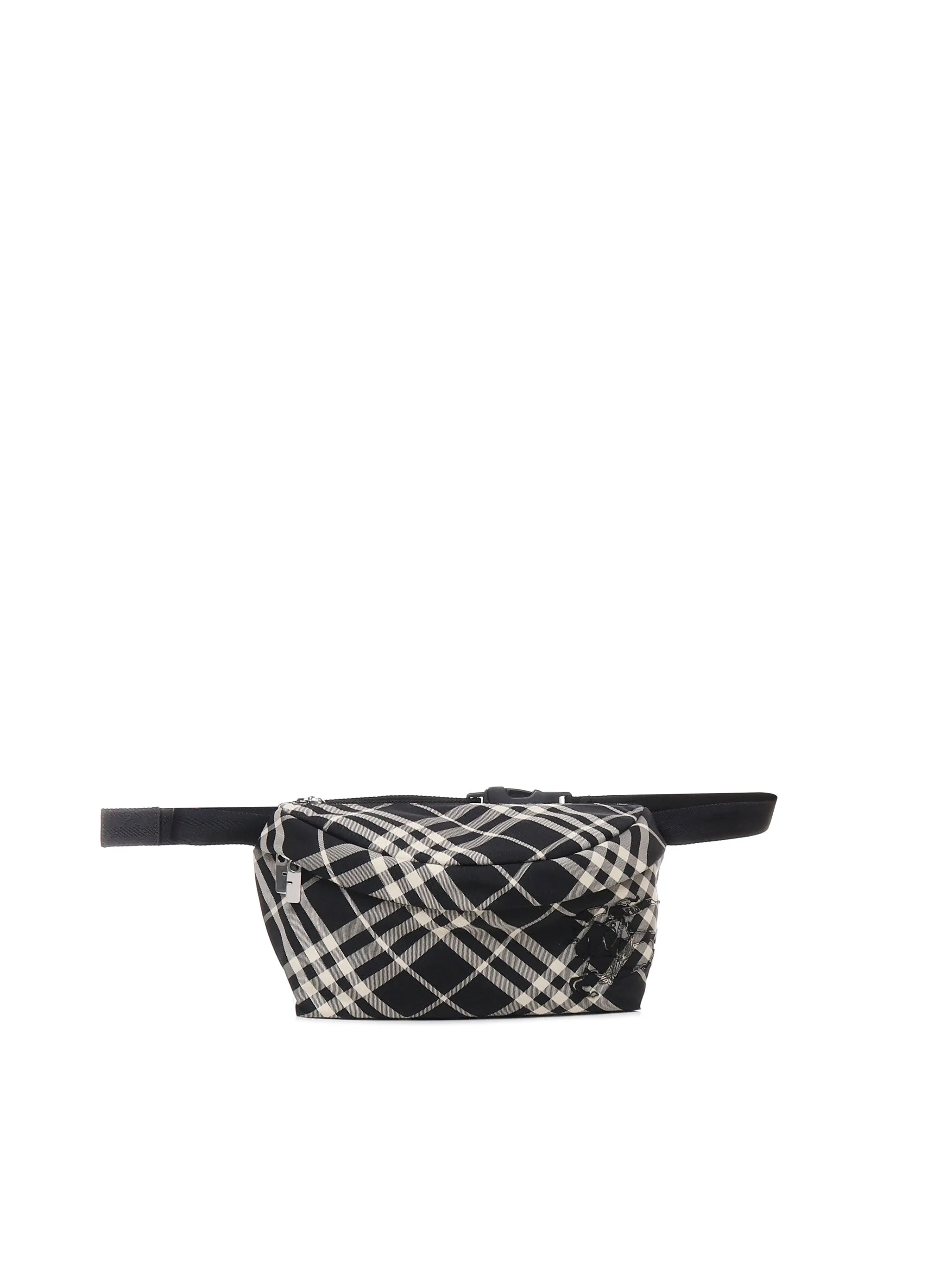 Adjustable Cotton Waist Bag in Black