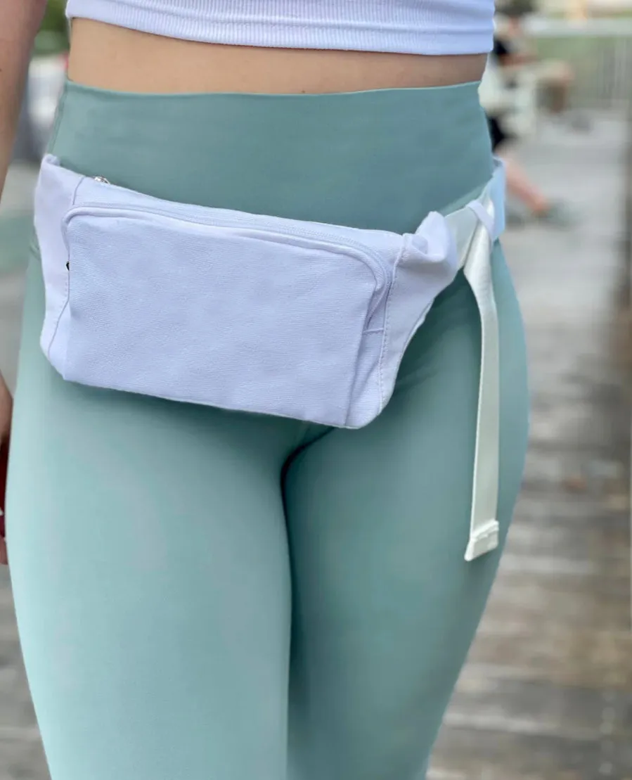 Adult Ice Dyed Fanny Pack in ‘Desert Sand’