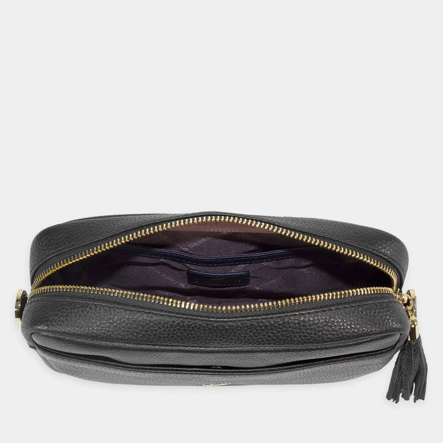 ALESSIA Camera Bag with Chain schwarz