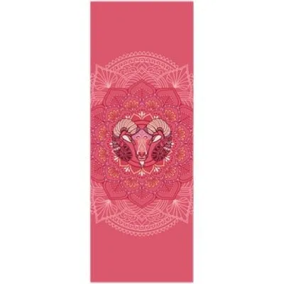 Aries: Yoga Mat for Zodiac Lovers. Personalized Sun Sign Pilates mat. Extra thick, Non Slip. WickedYo.