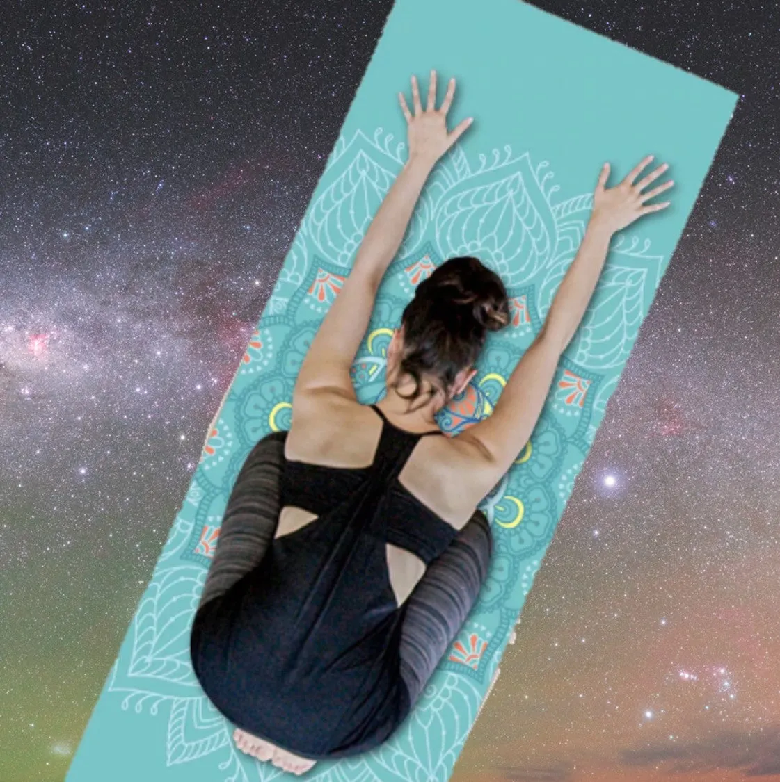 Aries: Yoga Mat for Zodiac Lovers. Personalized Sun Sign Pilates mat. Extra thick, Non Slip. WickedYo.