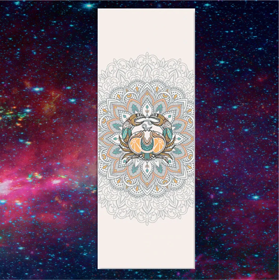 Aries: Yoga Mat for Zodiac Lovers. Personalized Sun Sign Pilates mat. Extra thick, Non Slip. WickedYo.