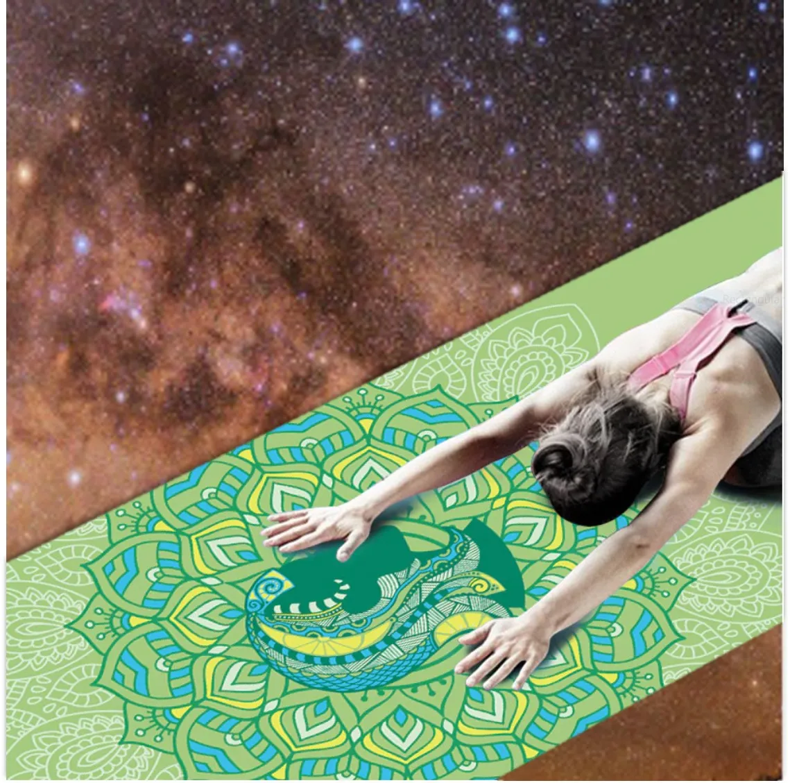 Aries: Yoga Mat for Zodiac Lovers. Personalized Sun Sign Pilates mat. Extra thick, Non Slip. WickedYo.