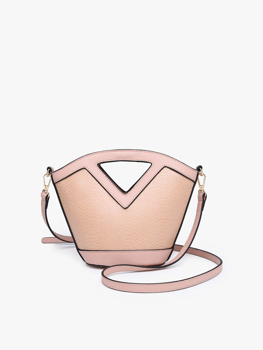 Ashlyn Vegan Snake Bucket Bag