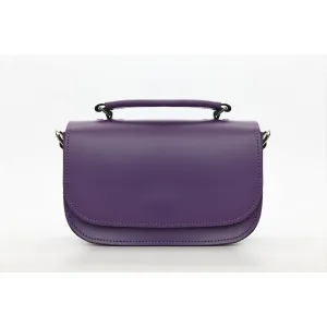 Aura Handmade Leather Bag - Purple