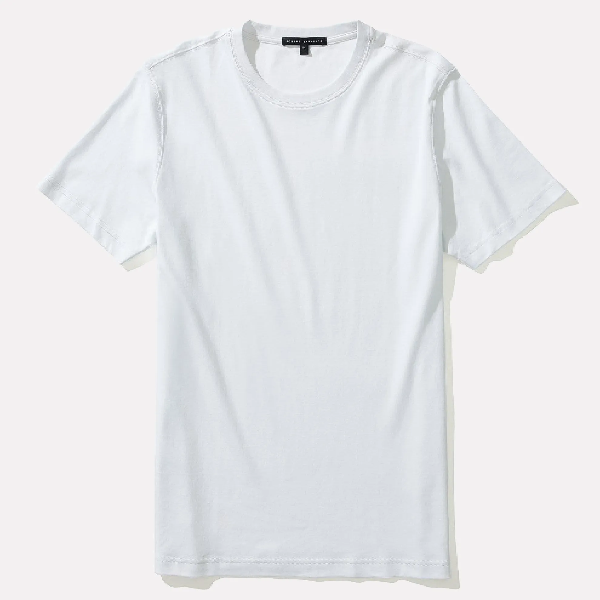 Barakett Short Sleeve Crew Neck Tee-Shirt / White