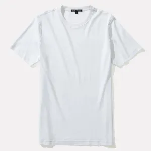 Barakett Short Sleeve Crew Neck Tee-Shirt / White