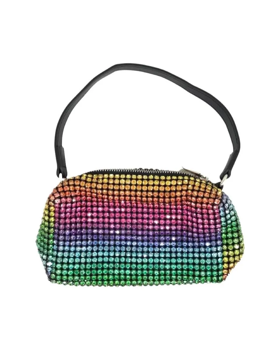 Bari Lynn Fully Crystalized Handbag - Rainbow