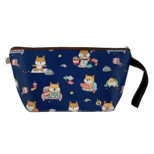 Blue Weekend Shiba Dumpling Cosmetic Bag