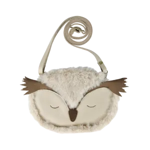 Britta Exclusive Purse | Owl | Ivory Classic Leather