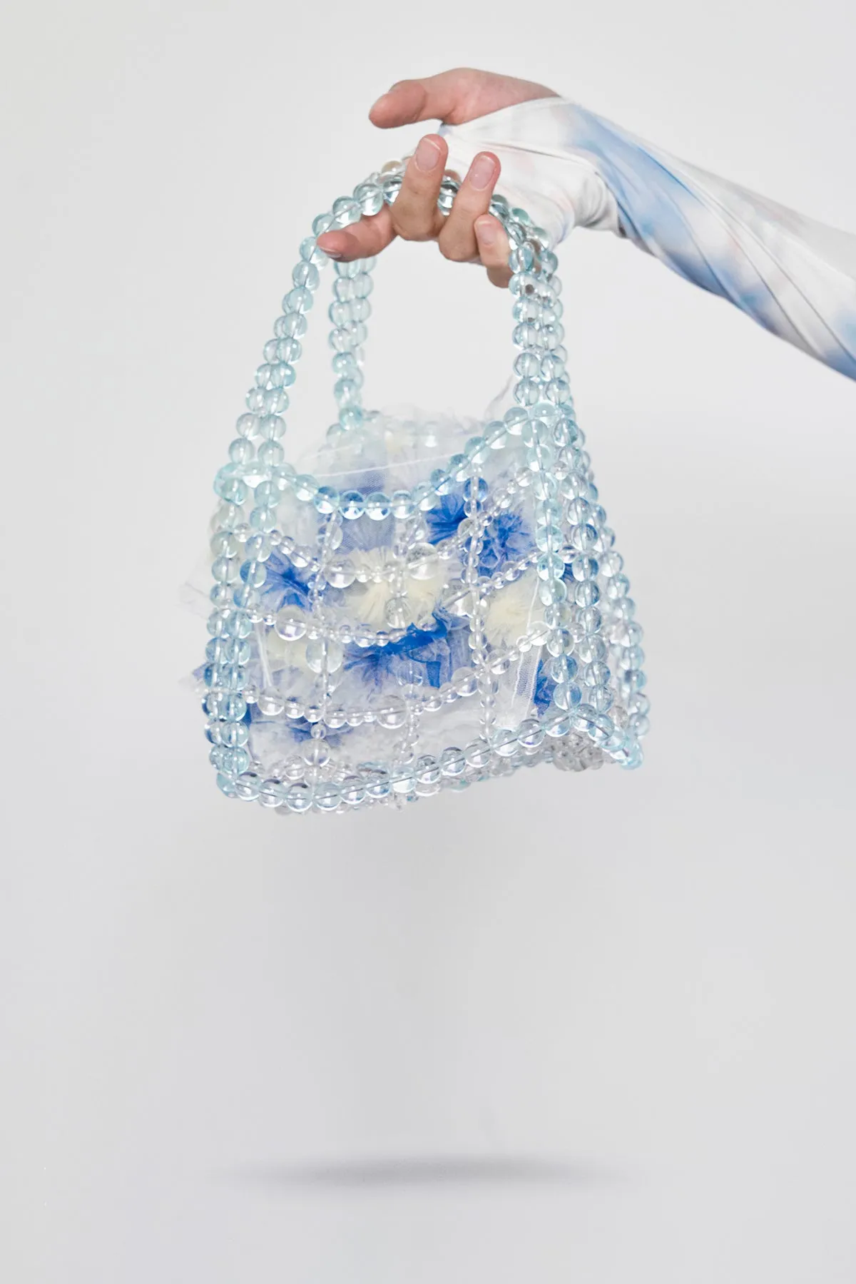 Bubble Flower Basket Handbag