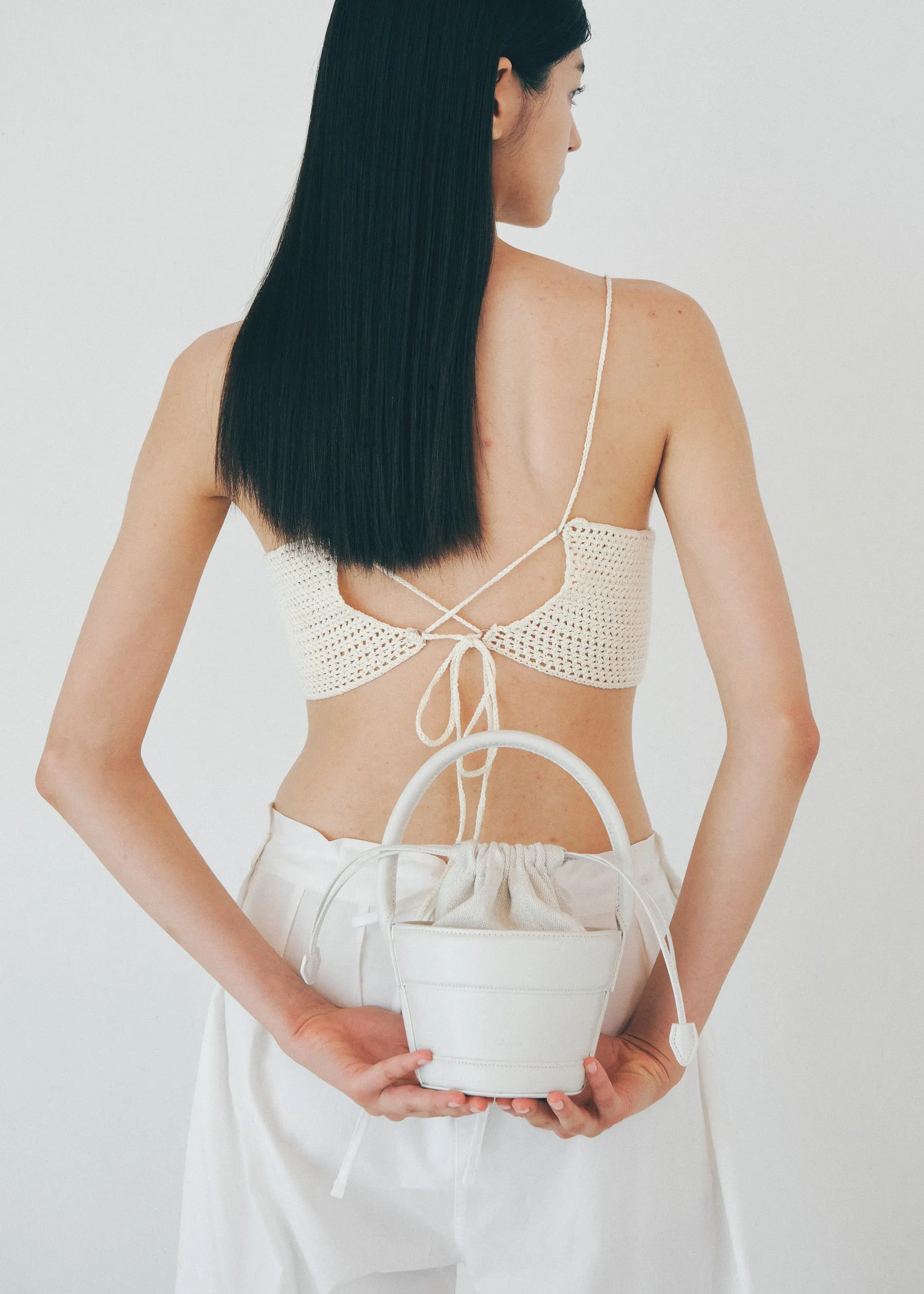 Bucket Bag In White