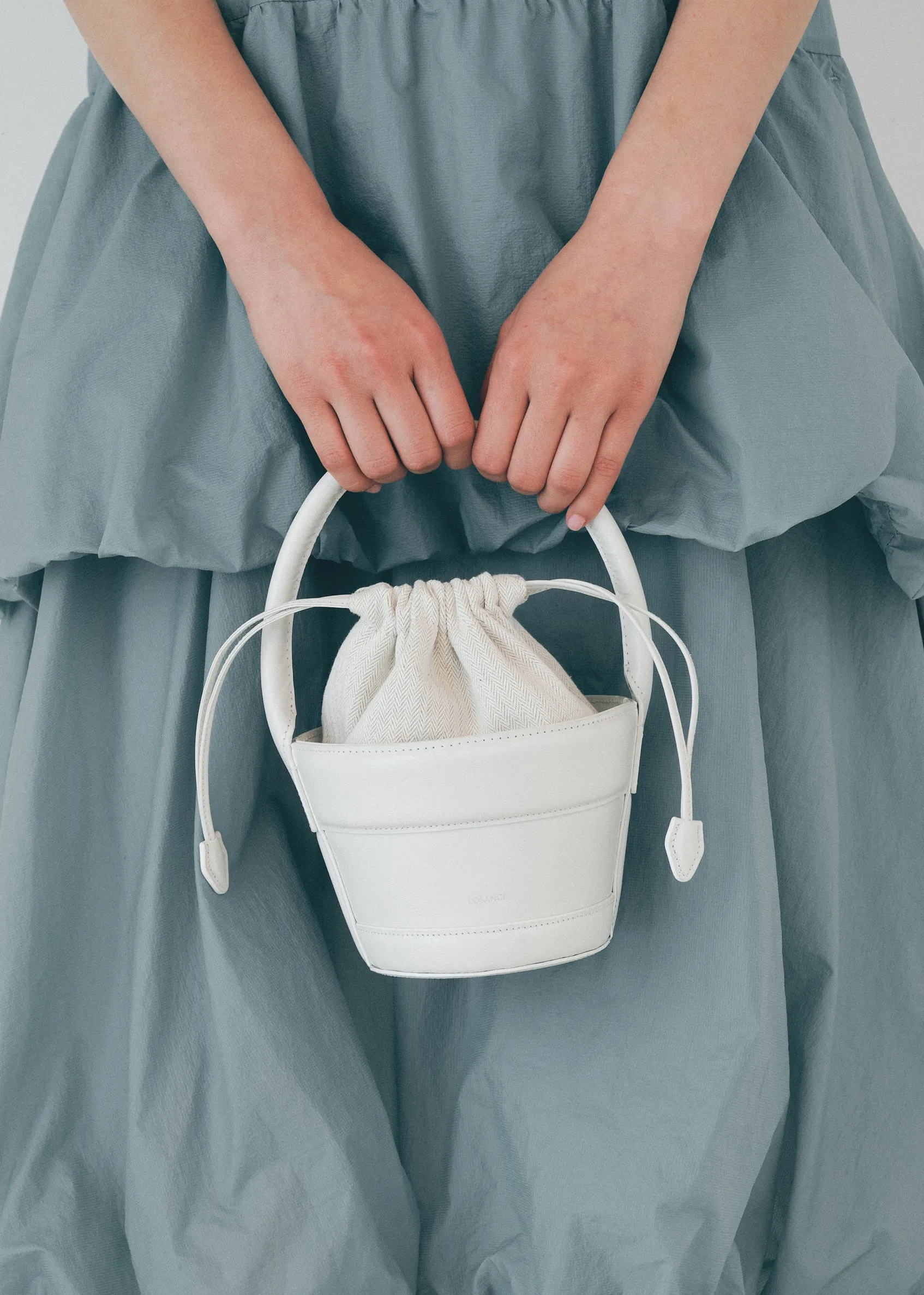 Bucket Bag In White