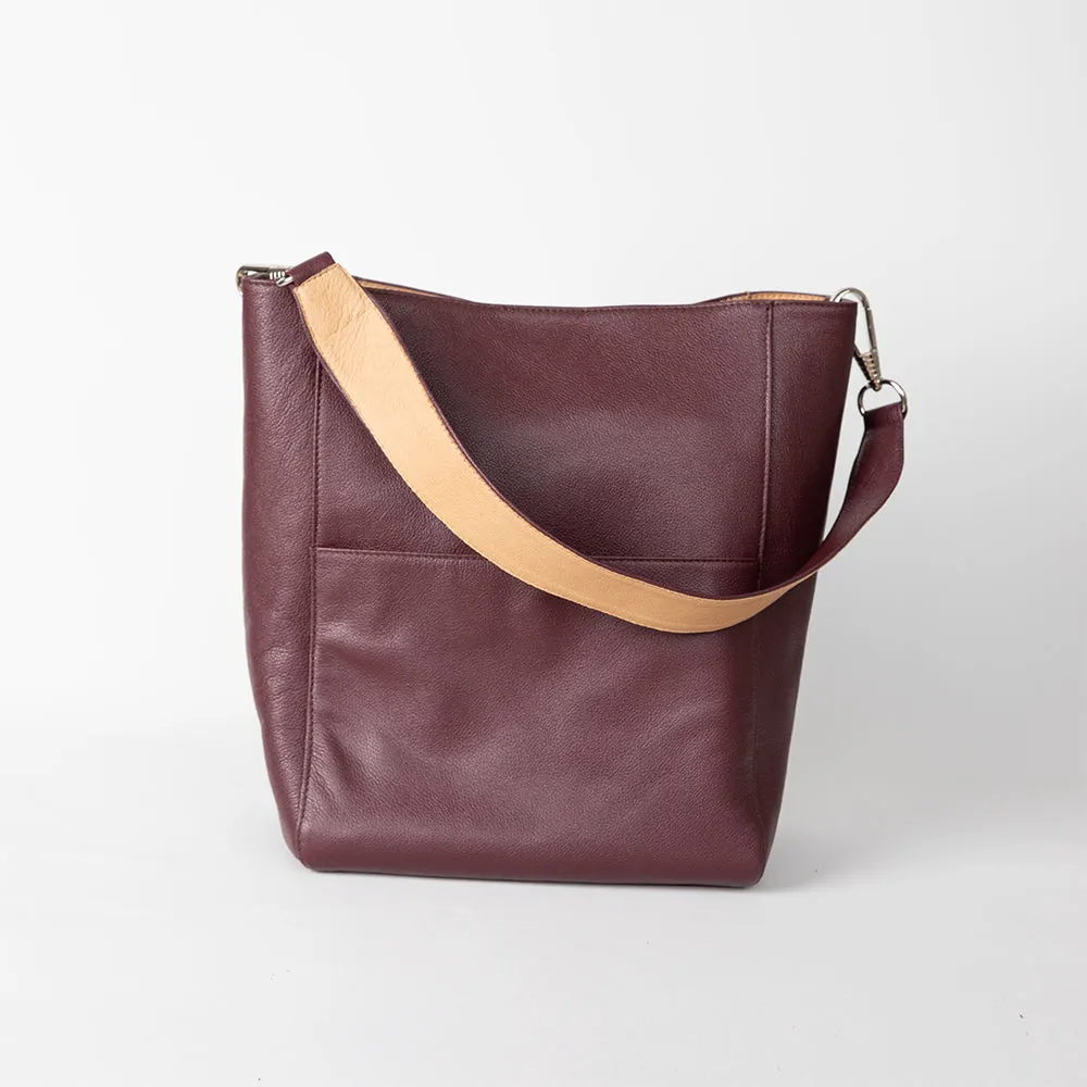 Bucket Bag-Merlot