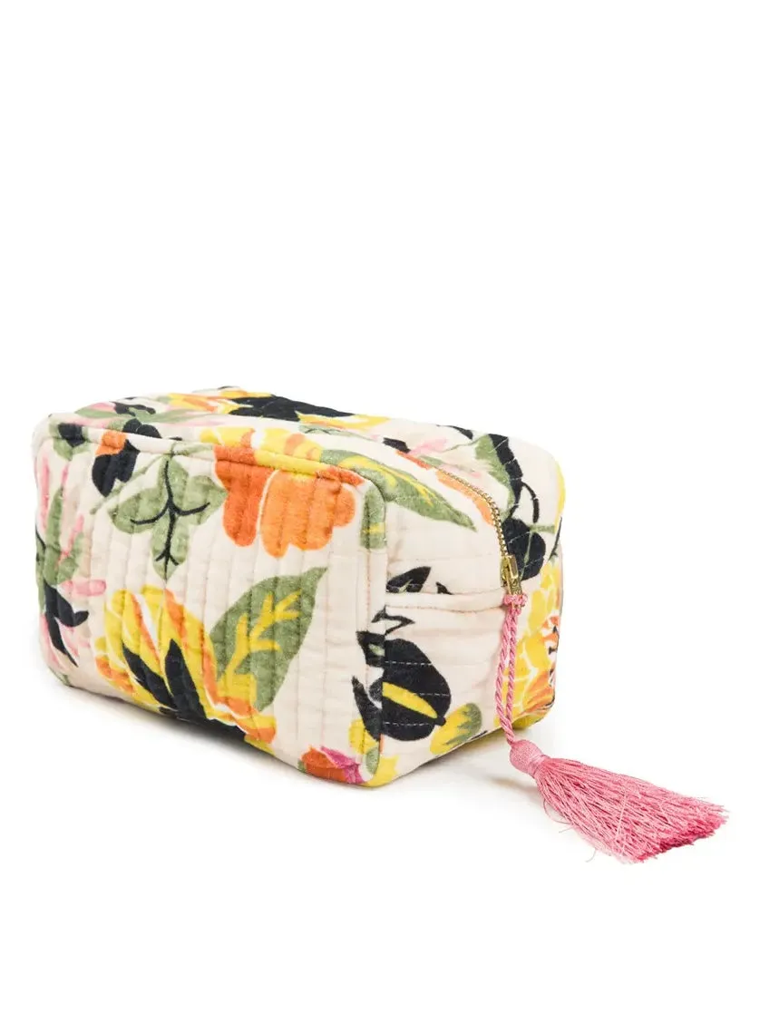 BY TI MO COSMETIC BAG VELVET  BLOOMING