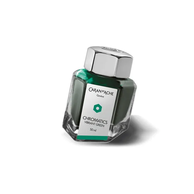 Caran d’Ache Vibrant Green Ink