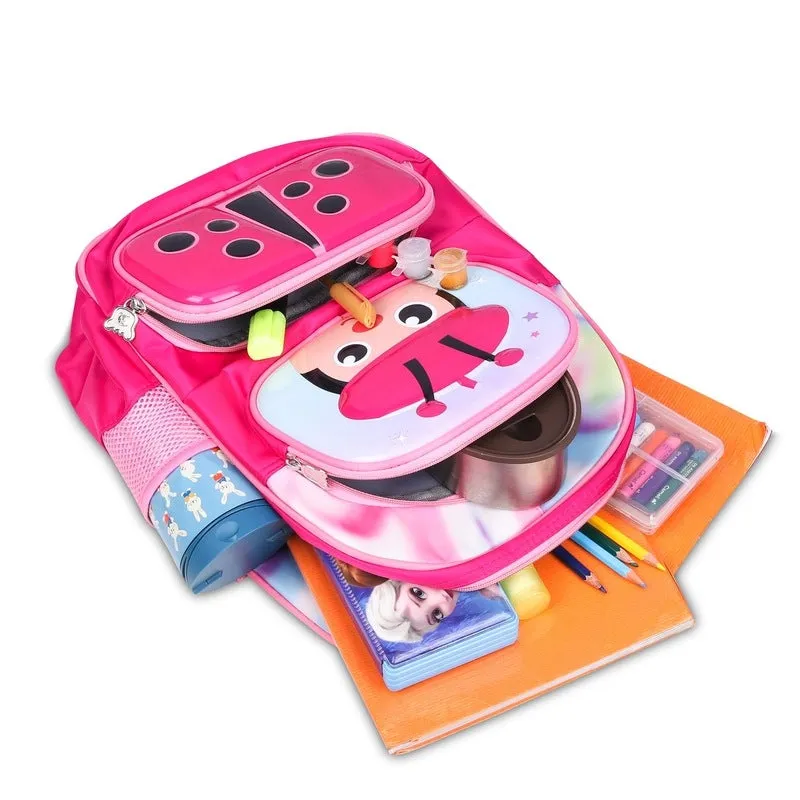 Casual Backpack - Lightweight, Comfortable Design | School & Daypack | 13.6 Litres | Magenta