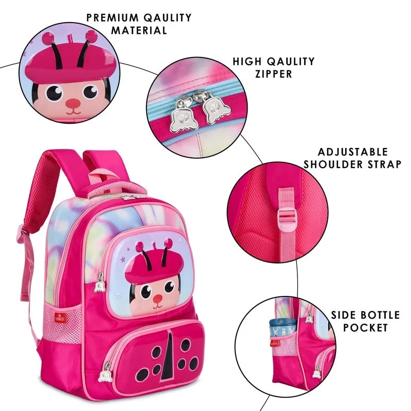 Casual Backpack - Lightweight, Comfortable Design | School & Daypack | 13.6 Litres | Magenta