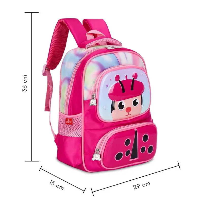 Casual Backpack - Lightweight, Comfortable Design | School & Daypack | 13.6 Litres | Magenta