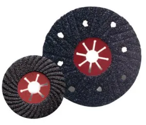 CGW Abrasives Semi-Flex Sanding Discs, Silicon Carbide, 4 1/2 in Dia., 24 Grit, 35834