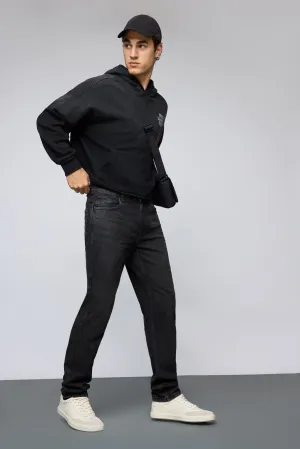 Charcoal Sleek Men's Slim Fit Jeans