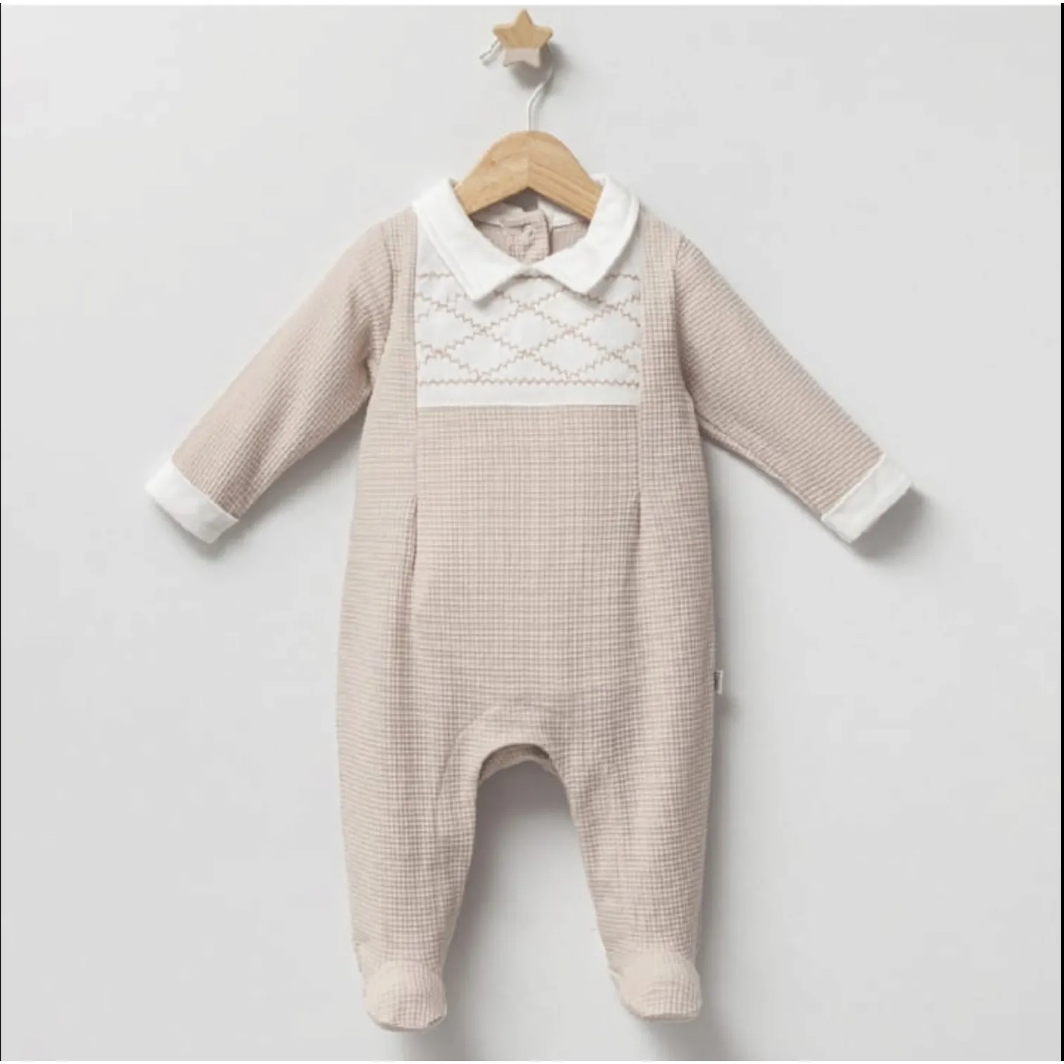 Chic beige onesie