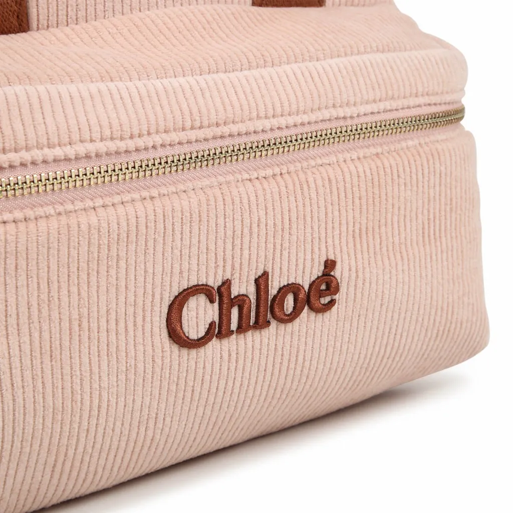 Chloé Kids Corduroy Backpack