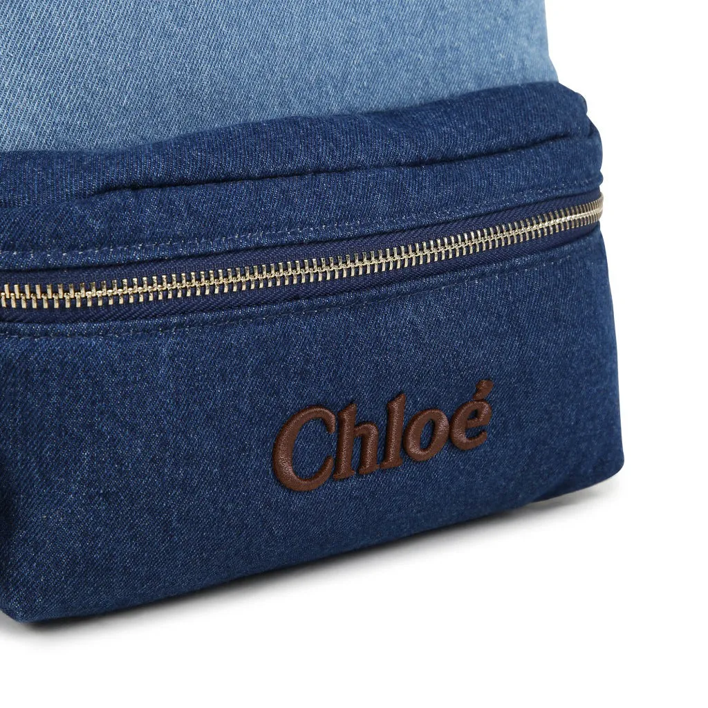 Chloé Kids Denim Backpack