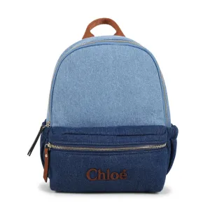 Chloé Kids Denim Backpack