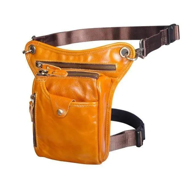 Classic Leather Shoulder Sling Bag