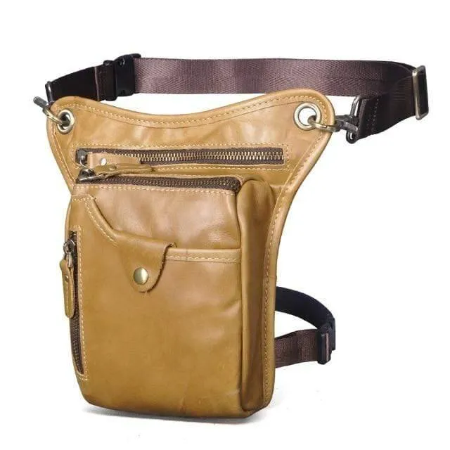 Classic Leather Shoulder Sling Bag