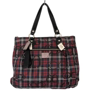 Coach Poppy Glam Tartan Plaid Shoulder Bag