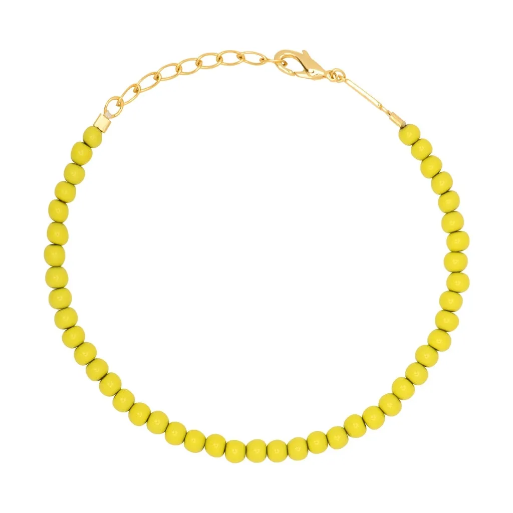 Color Ball Bracelet - Lime