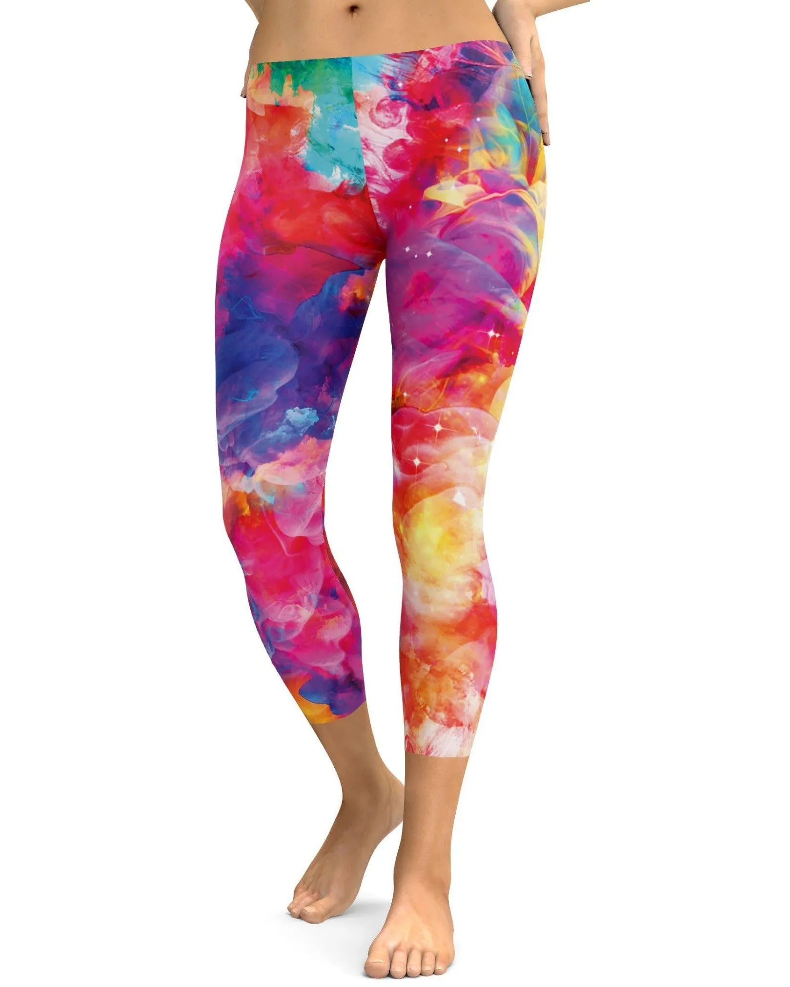 Color Splash Explosion Capris