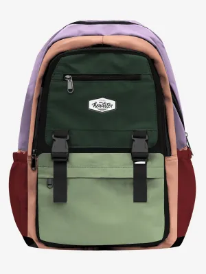 Colorblock Hedge Green Backpack (Kids)