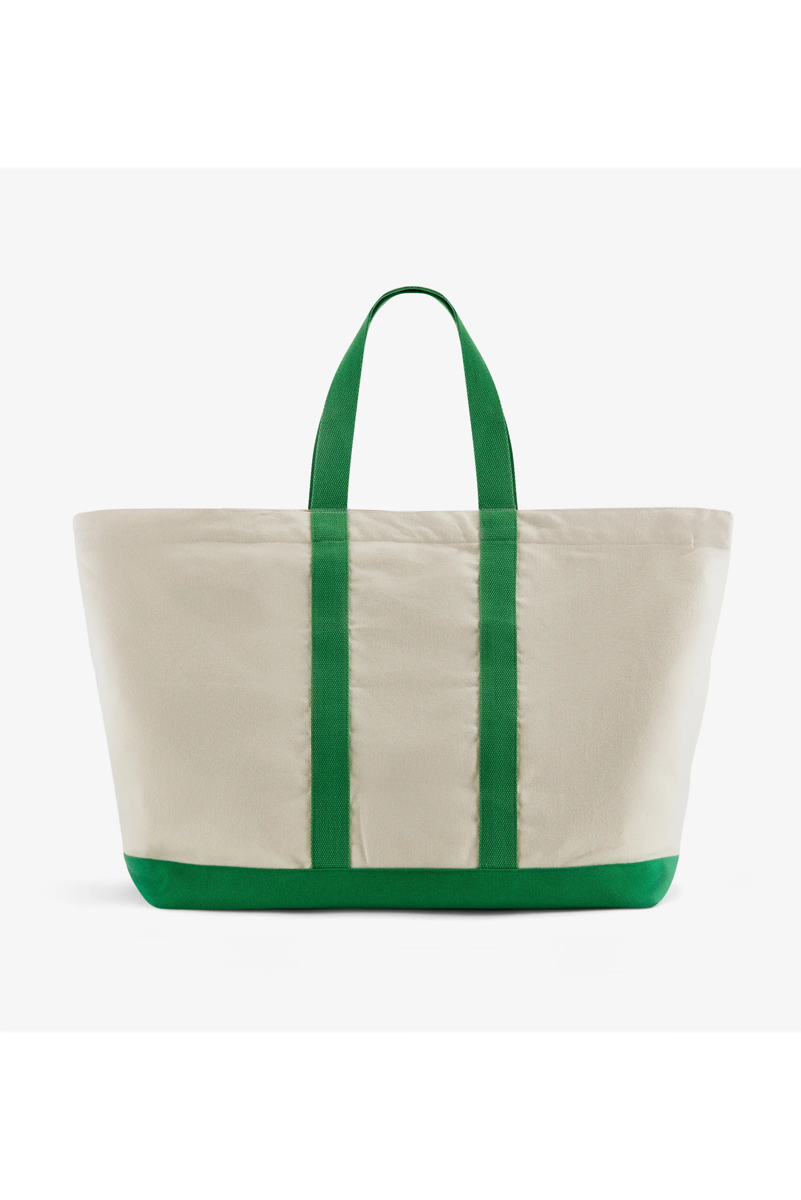 CPD Classico XL Tote Bag - Green/Cream