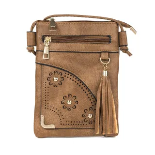 Cross Body Bag B5897-3 brown