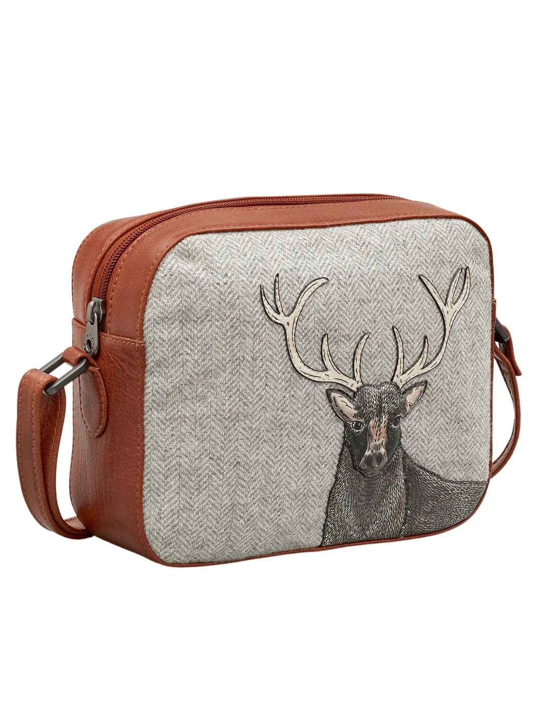 Crossover Body Bag - Stag | By Lichfield Leather