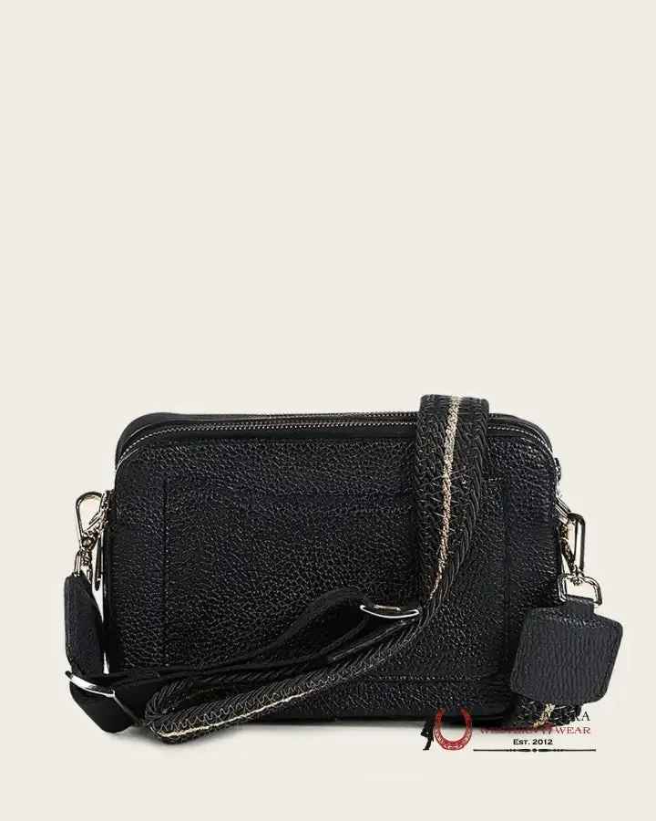 CUADRA BLACK STINGRAY BAG