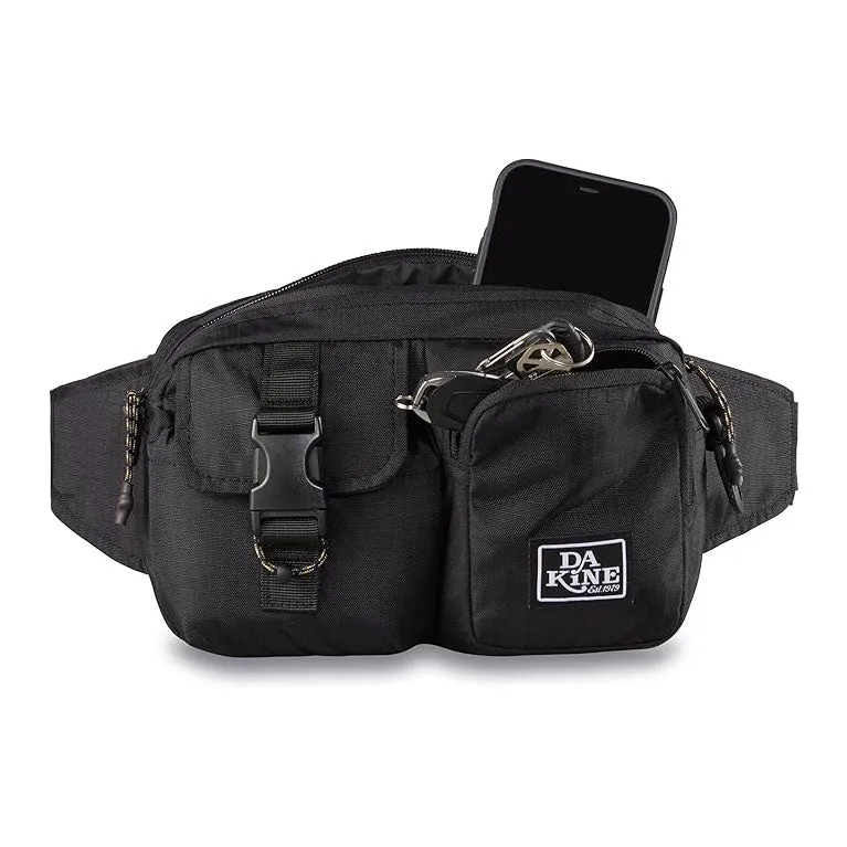 Dakine Unisex Black One Size Jagger Hybrid Hip Pack Bag - 10004080-BLACK