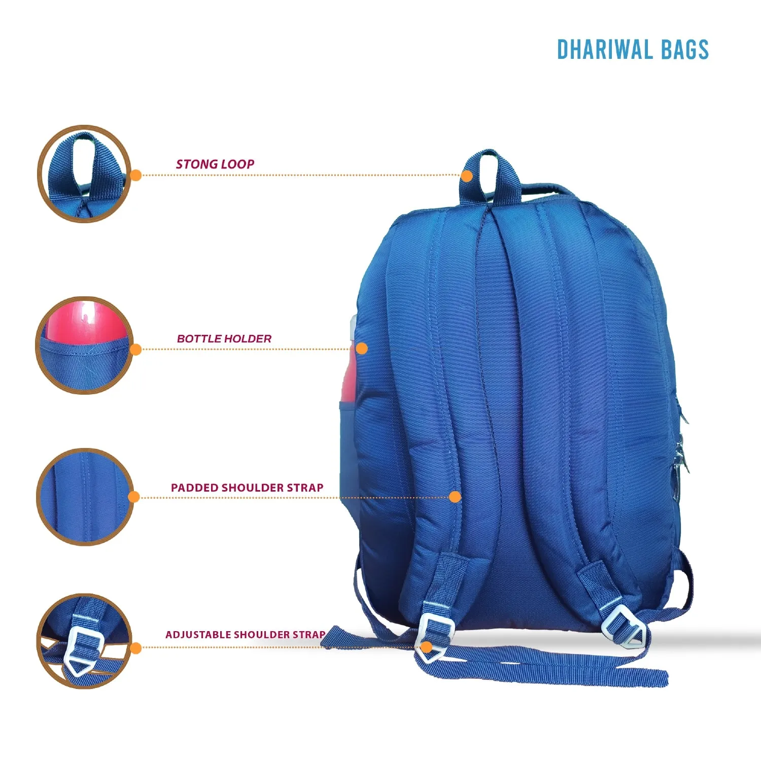 Dhariwal Water Resistant Dual Compartment Backpack 30L BP-206