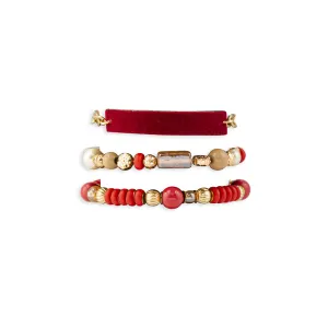 Dimensions Scarlet Sky Layered Bracelet