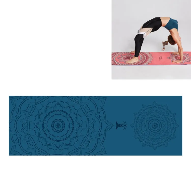 Eco-Friendly Portable Yoga Mat Towel with Non-Slip Design, Size: 185 x 63cm