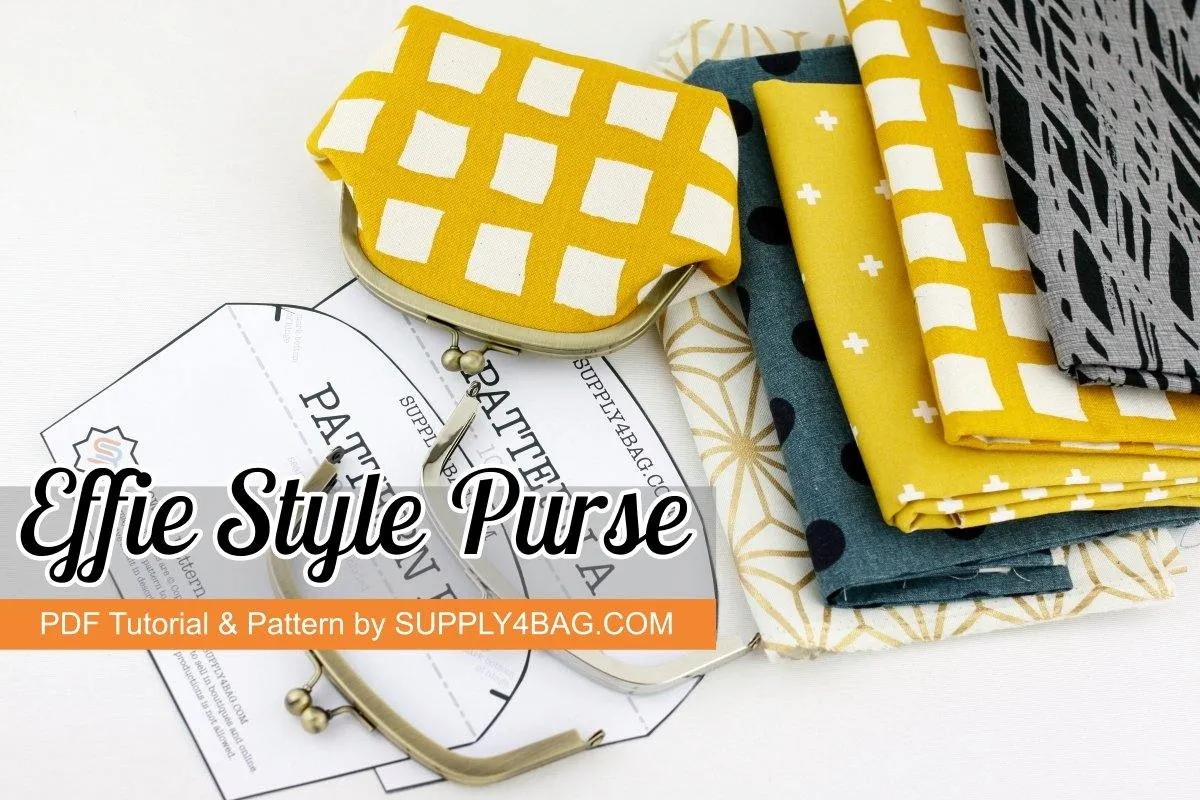 Effie Arch Shape Frame Purse Making Tutorial & PDF Pattern