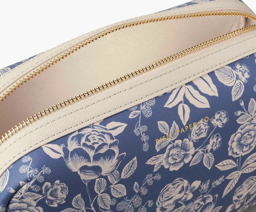 English Rose Large Cosmetic Pouch