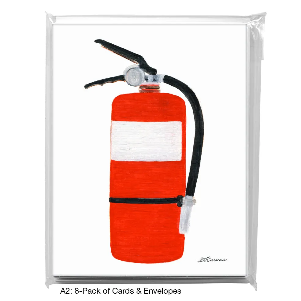 Extinguisher, Greeting Card (8610)