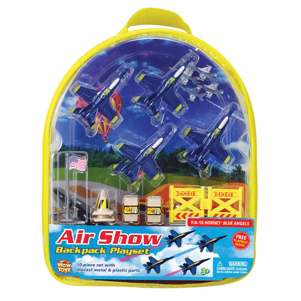 F/A-18 Hornet Blue Angels Backpack Playset