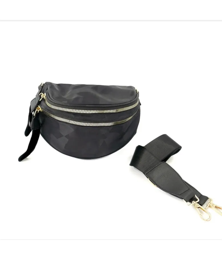 Fanny Pack Bag- Solid Black